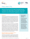 Policy brief cover page: STIs